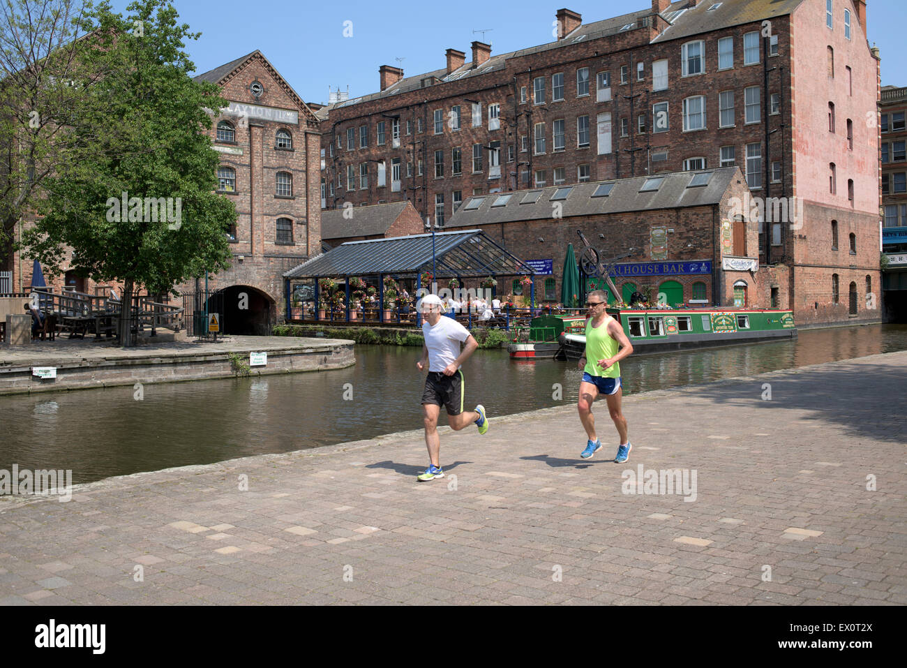 Nottingham lato canale . Foto Stock