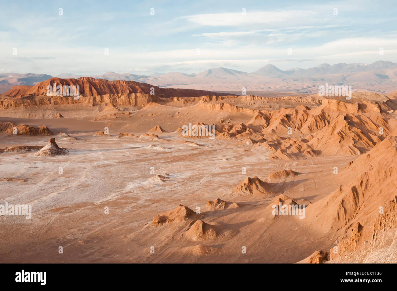 A valle della luna - Deserto di Atacama - Cile Foto Stock