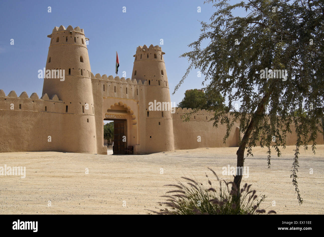 Al Jahili Fort, Al-Ain, Abu Dhabi, Emirati arabi uniti Foto Stock