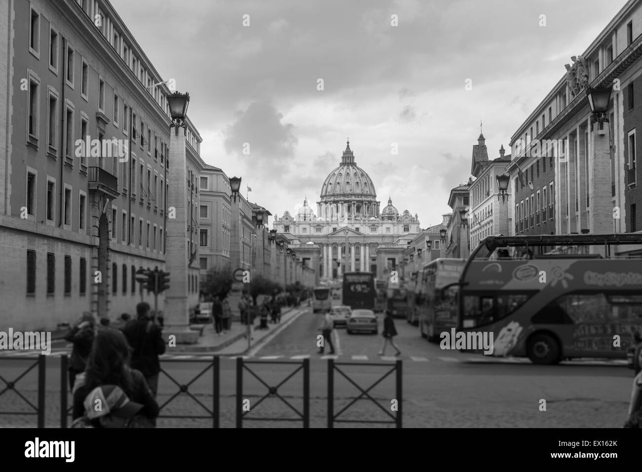 Piazza San Pietro Foto Stock