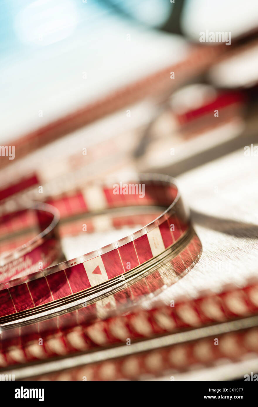 Abstract Motion Picture Film Foto Stock