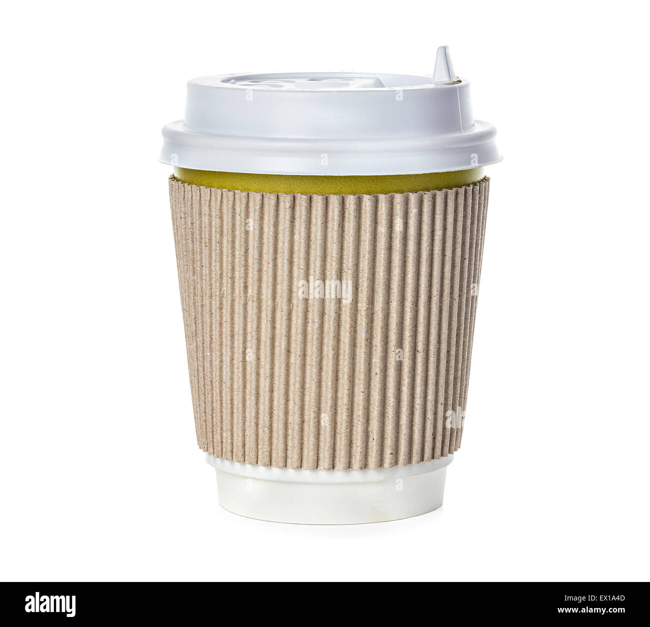 Tazza di caffè isolato Foto Stock