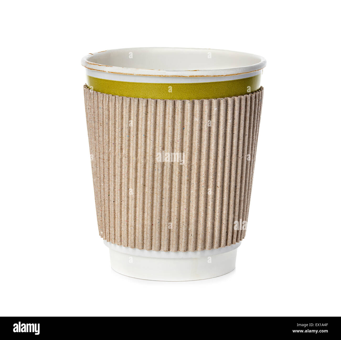 Tazza di caffè isolato Foto Stock