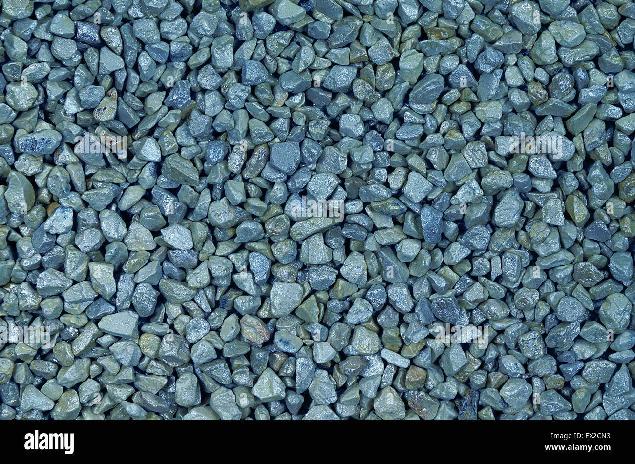 Close up di ciottoli blu, macro, dettaglio, full frame, direttamente sopra, verticale, orizzontale Foto Stock