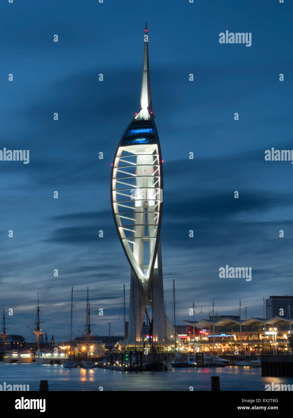 Europa, Regno Unito, Inghilterra, Hampshire, Portsmouth, Spinnaker Tower Foto Stock