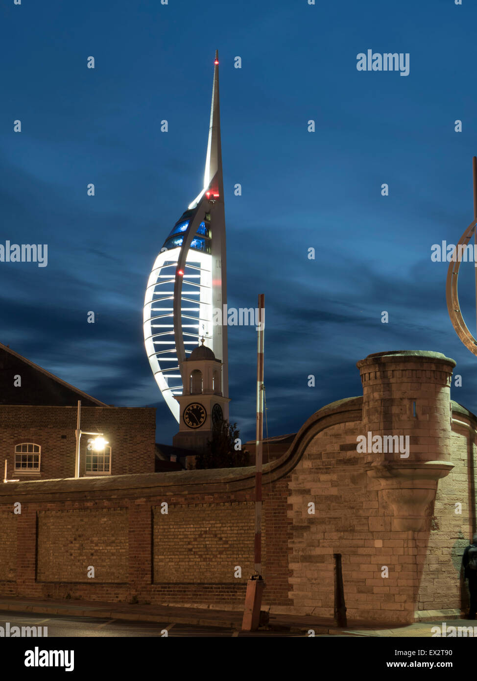 Europa, Regno Unito, Inghilterra, Hampshire, Portsmouth, Spinnaker Tower Foto Stock