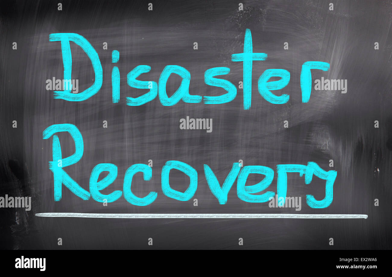 Il Disaster Recovery Concept Foto Stock