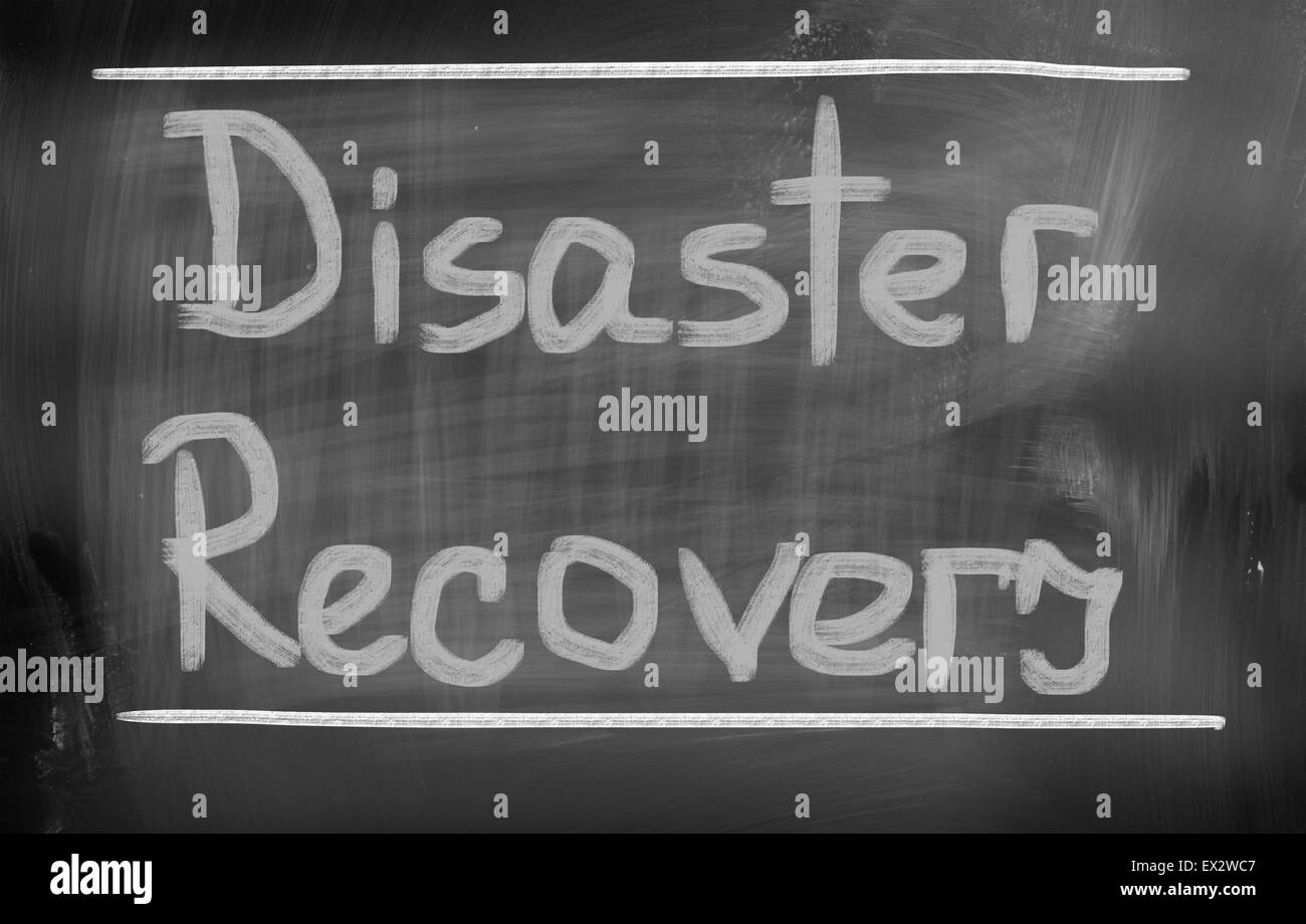 Il Disaster Recovery Concept Foto Stock