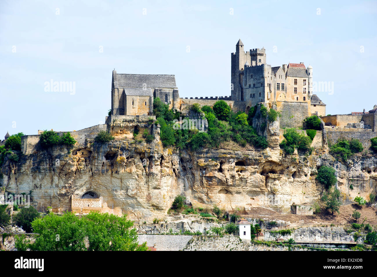 Chateau de Beynac, Dordogne, Aquitaine, Francia Foto Stock