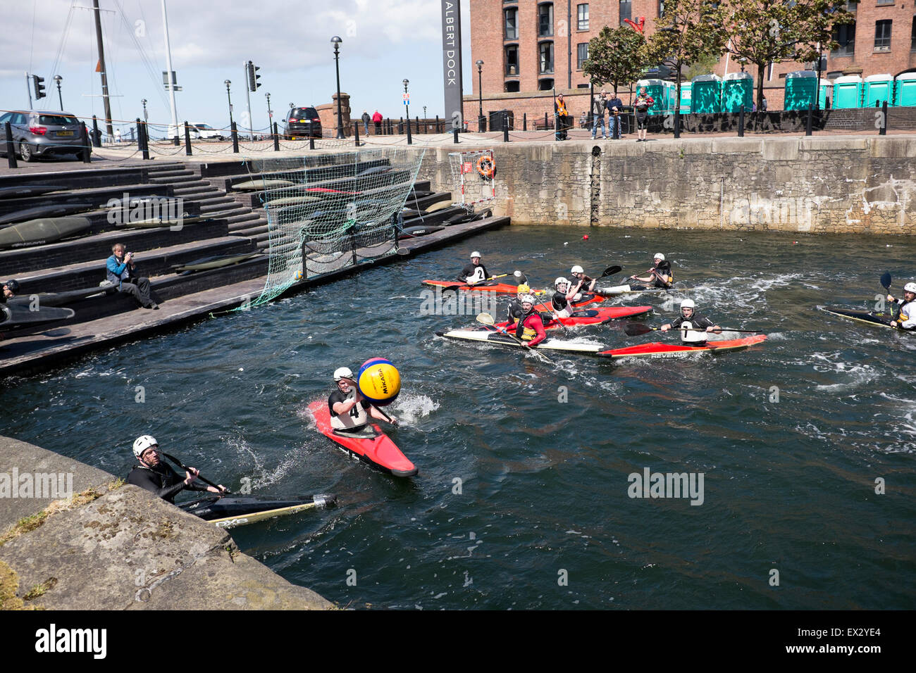 Canoa Pallanuoto concorrenza Sport Football Soccer Foto Stock
