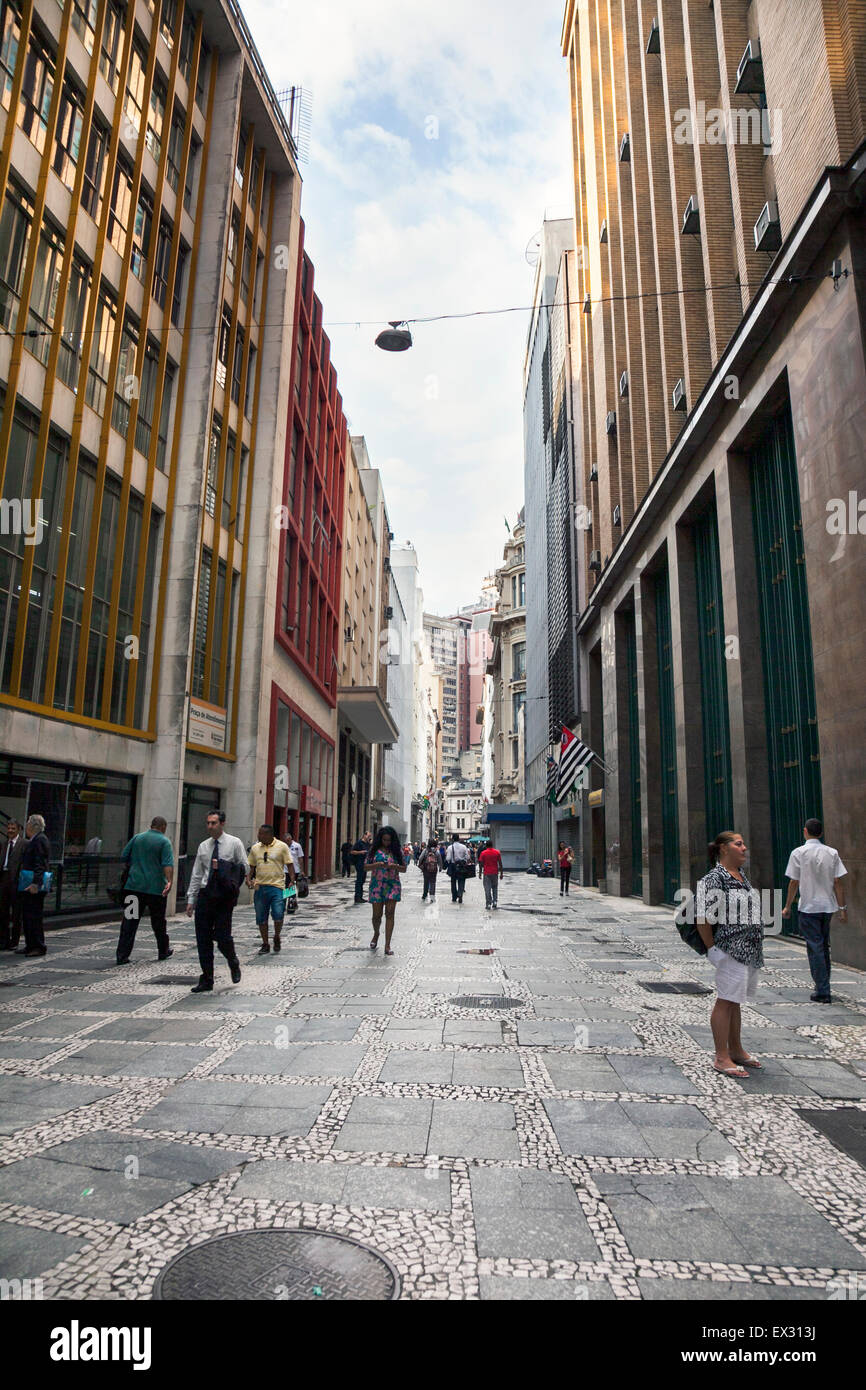 La parte più antica di Sao Paulo - Centro, Sao Paulo, Brasile Foto Stock