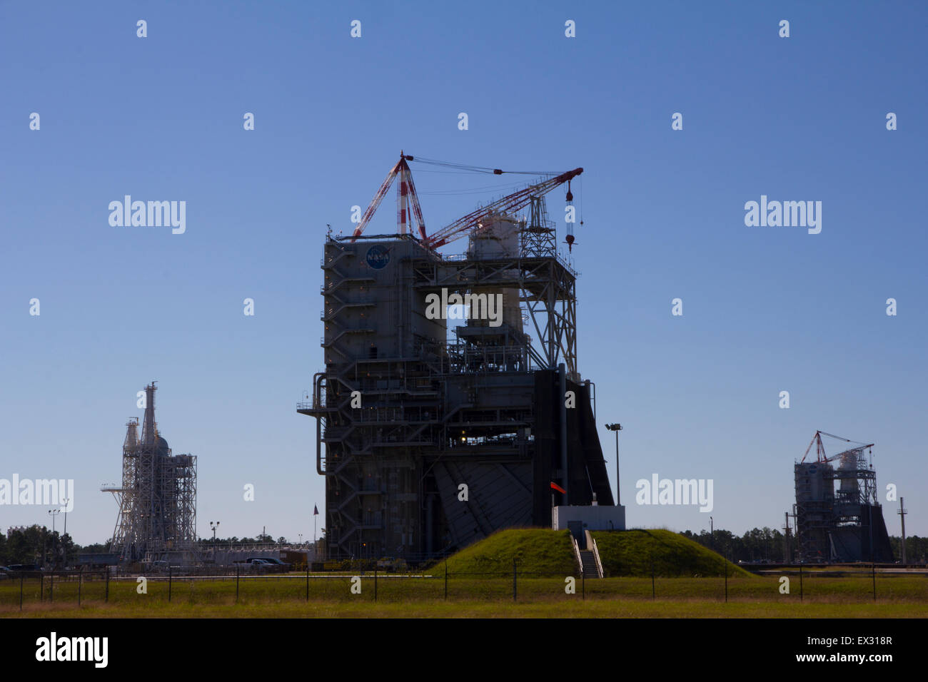 Ammissione all'infinito Science Center include un bus tour della vicina Stennis Space Center Bay St. Louis, MS Foto Stock