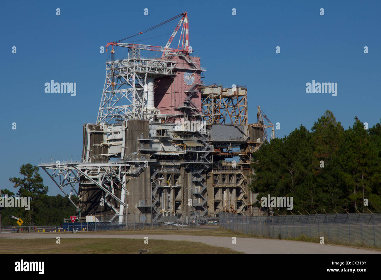 Ammissione all'infinito Science Center include un bus tour della vicina Stennis Space Center Bay St. Louis, MS Foto Stock