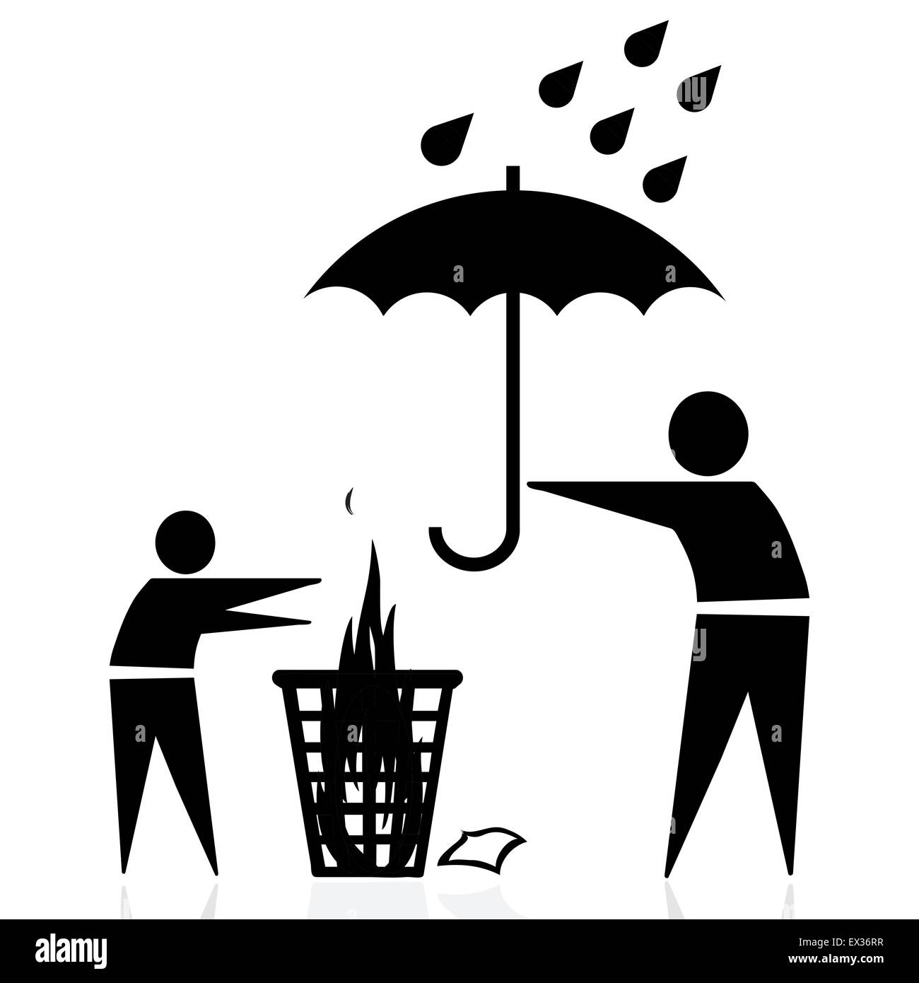 Vita di famosi simboli Illustrazione Vettoriale