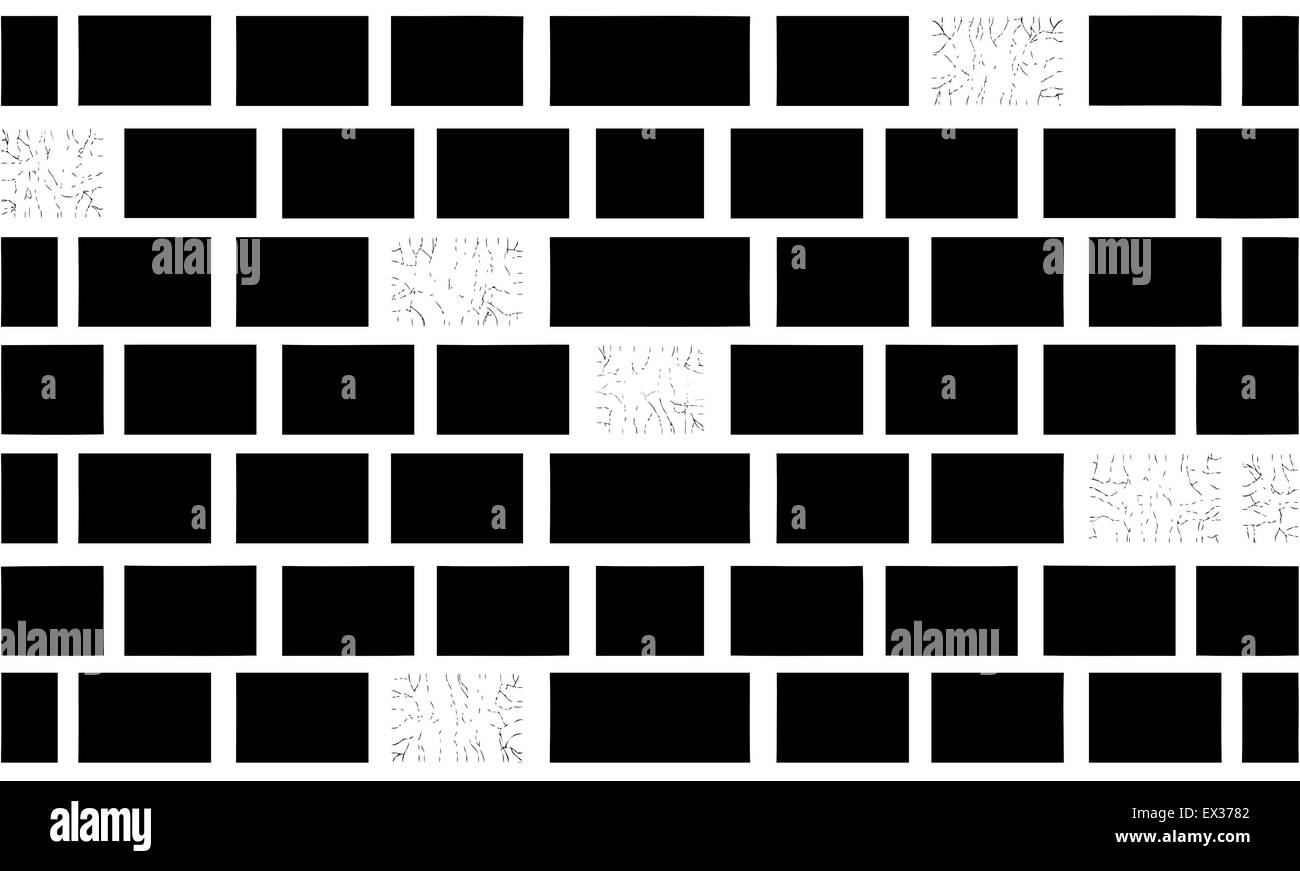 muro di mattoni Illustrazione Vettoriale