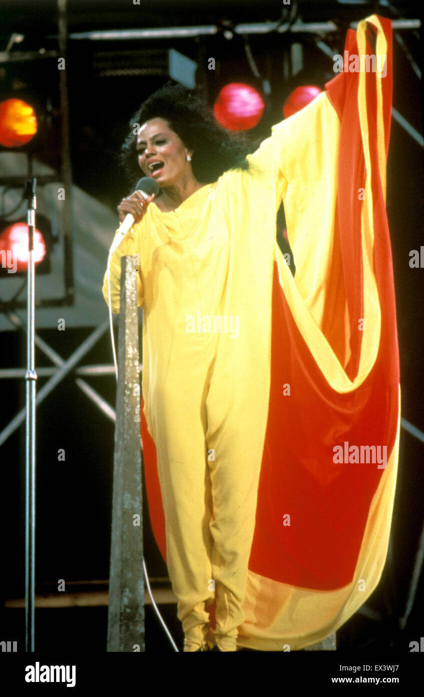 DIANA ROSS US cantante in Foto Stock