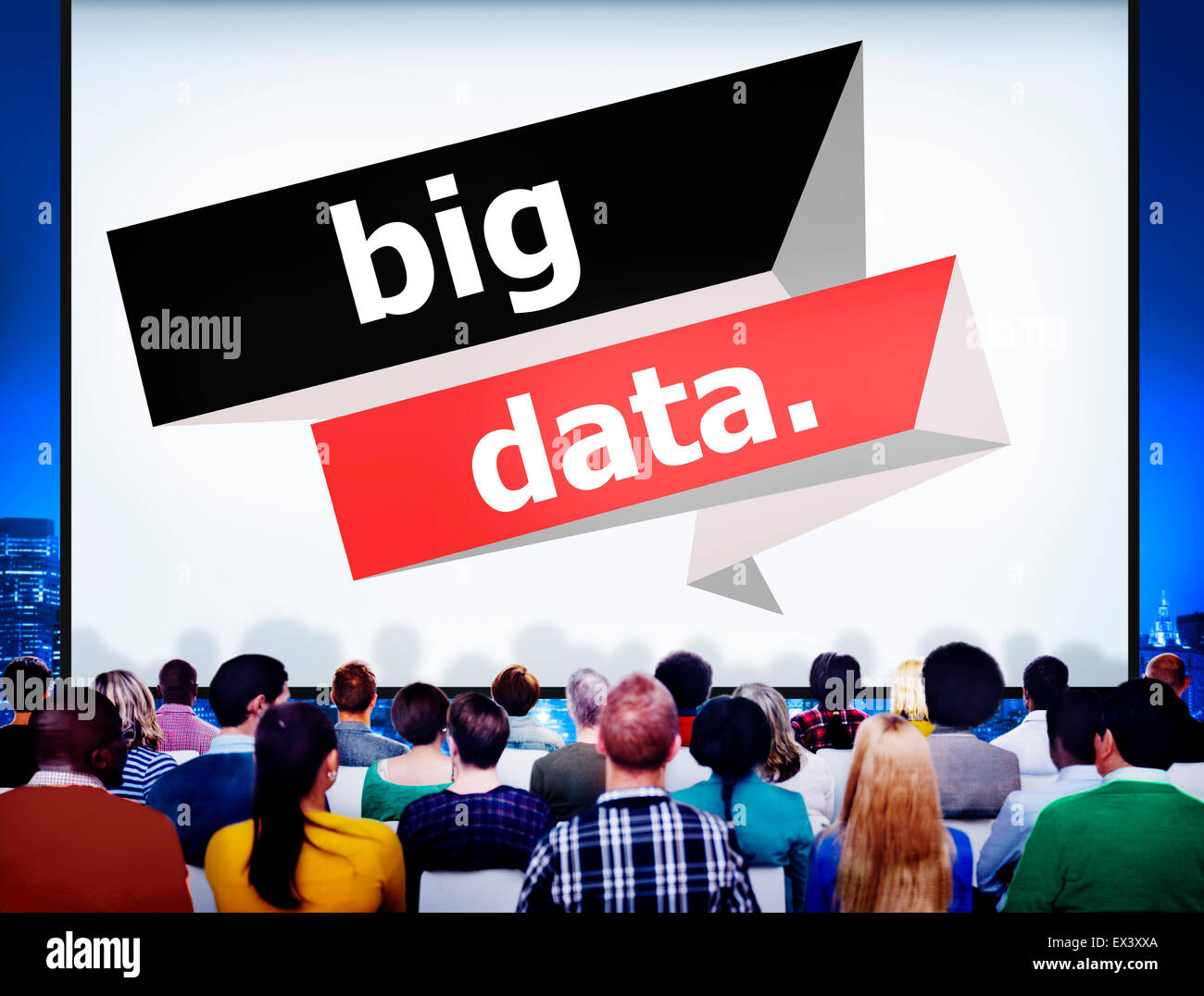 Grande Rete Dati connettere storage Internet Elaborazione concetto Foto Stock