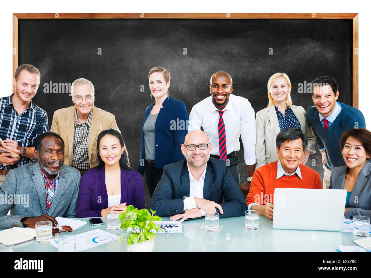 La gente di affari di connessione Team concetto di appartenenza Foto Stock