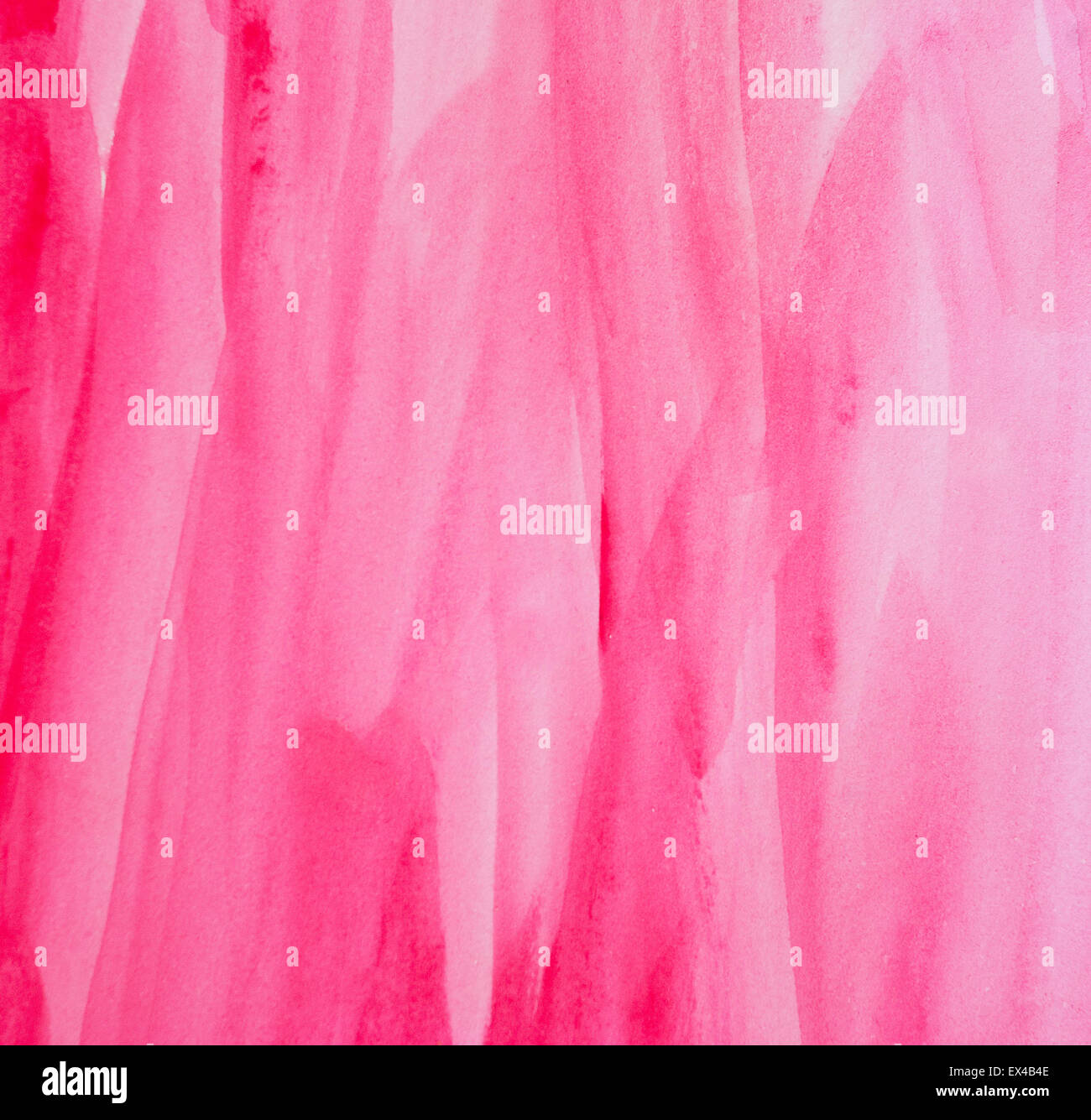 Colori - colori a tempera - sfondo rosa Foto Stock