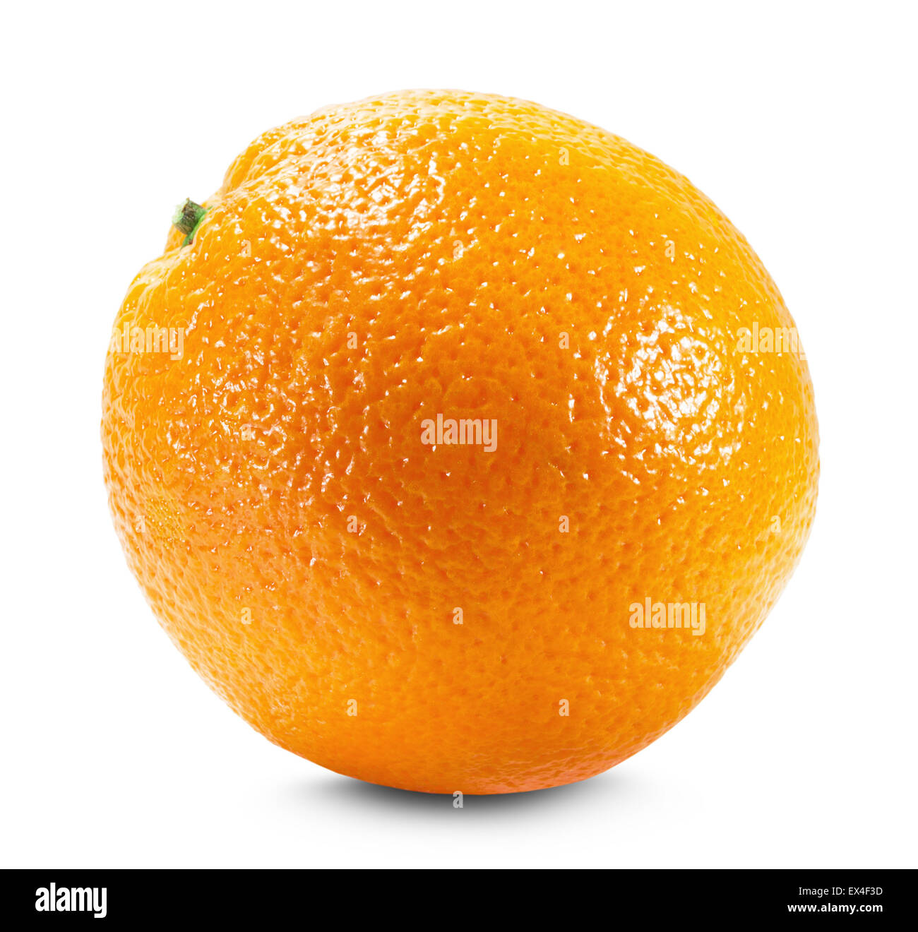 Isolato di colore arancione su sfondo bianco. Foto Stock