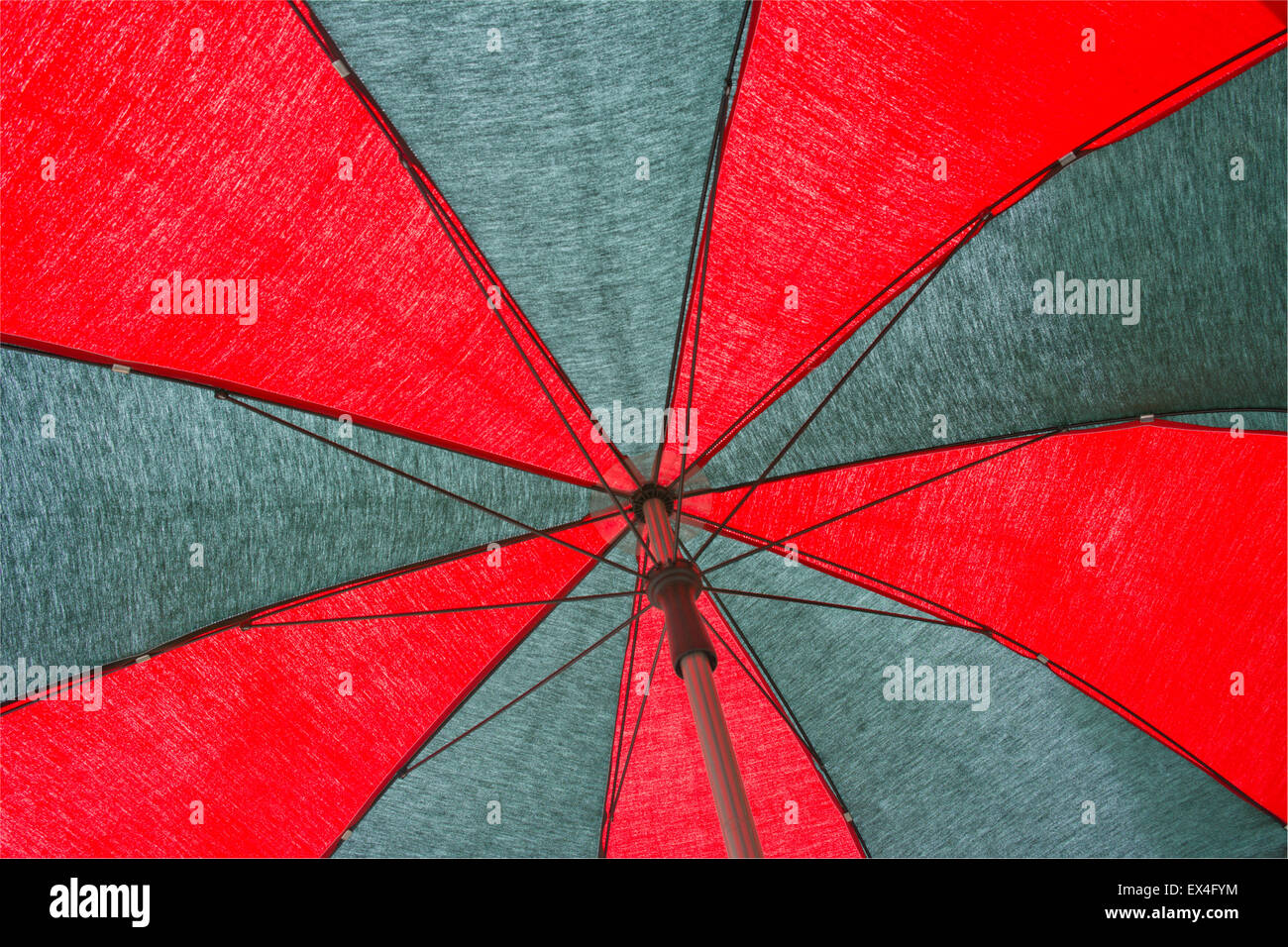 Visiera parasole, cafe ombrello Foto Stock