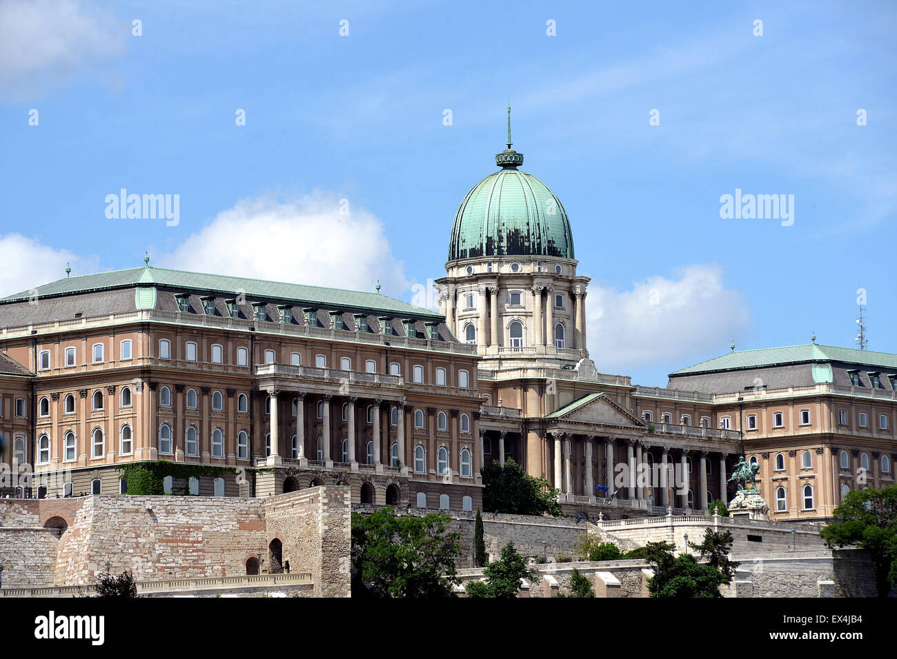 Il palazzo del castello di Budapest Ungheria Foto Stock