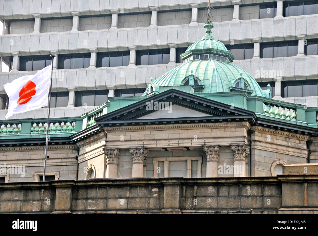 La sede centrale del Giappone della Nippon Ginkgo, Banca del Giappone (BOJ), Edificio storico di Nihonbashi, Tokyo Foto Stock