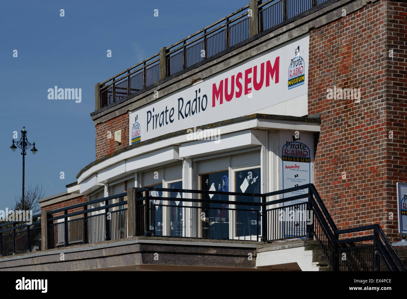 Radio Pirata Museo Clacton-on-Sea, Essex Foto Stock