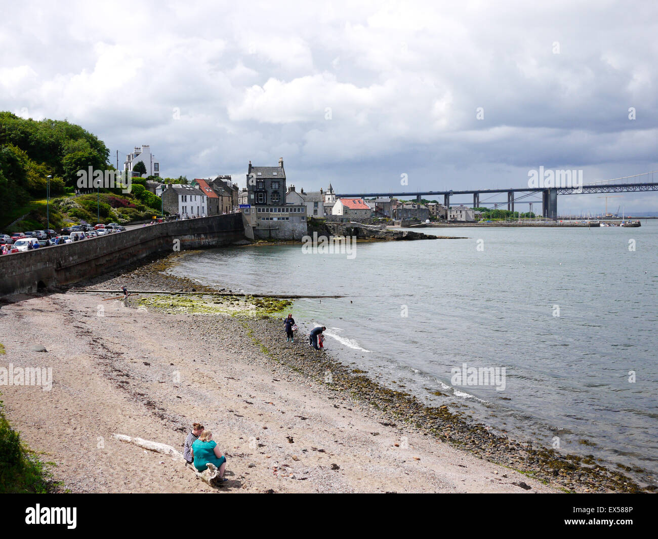 South Queensferry, Edimburgo, Scozia, Regno Unito. Foto Stock