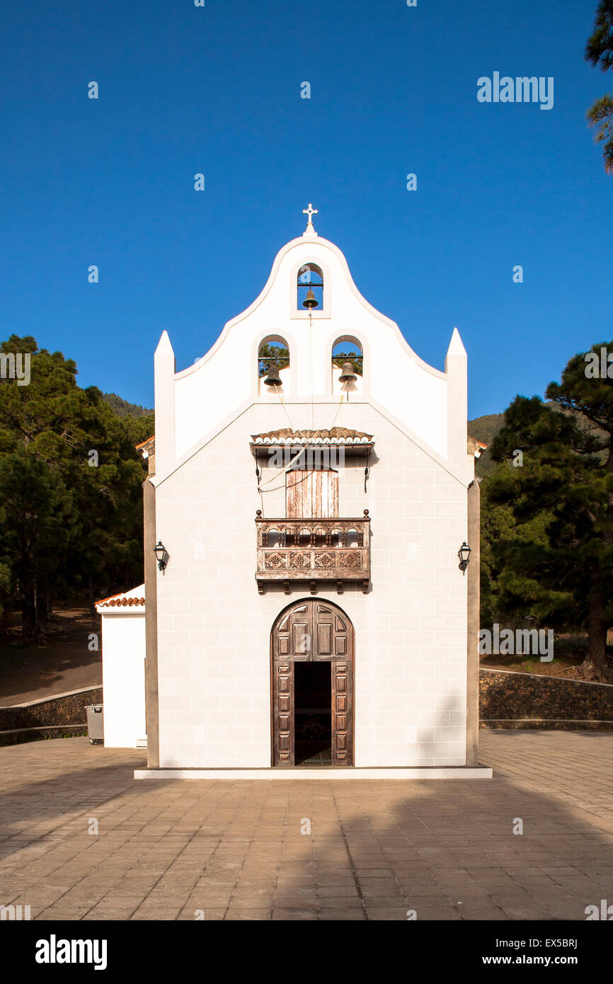 ESP, Spagna, Canarie, l'isola di La Palma, la Ermita Virgen del Pino nei pressi di El Paso, cappella. ESP, Spanien, Kanarische ho Foto Stock