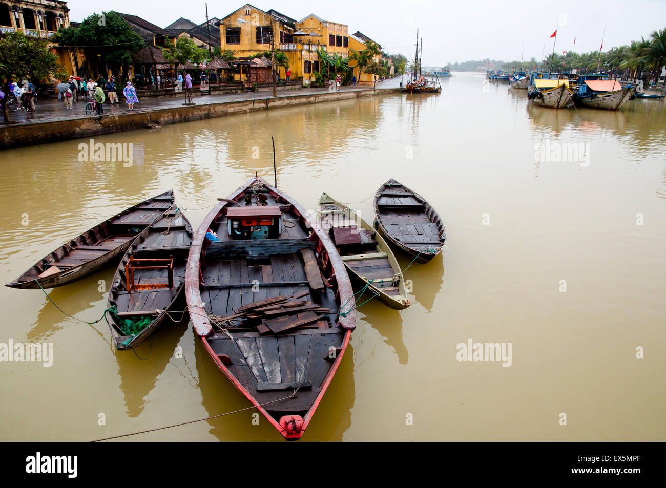 Barche - Hoi An - Vietnam Foto Stock