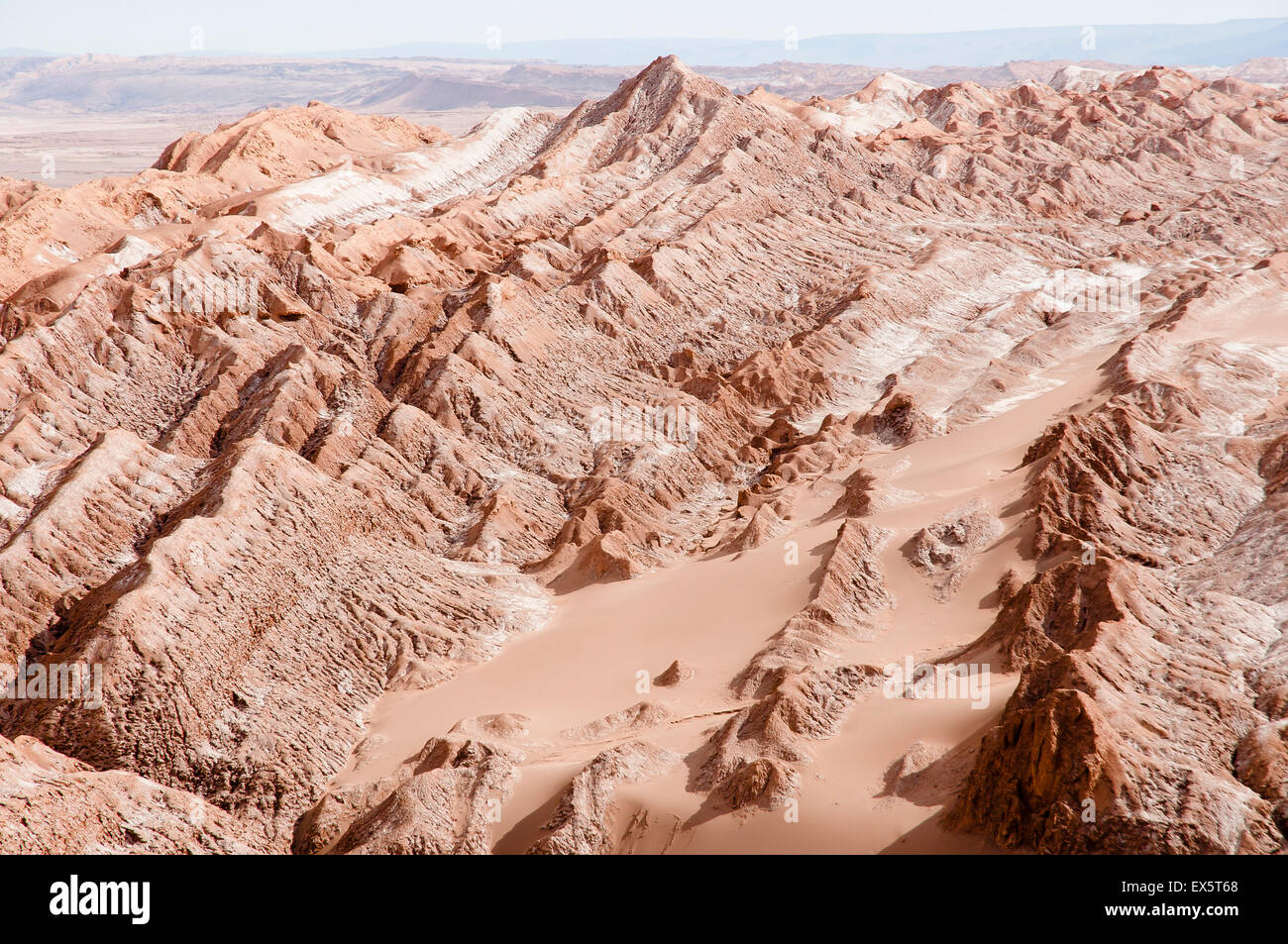 A valle della luna - Deserto di Atacama - Cile Foto Stock