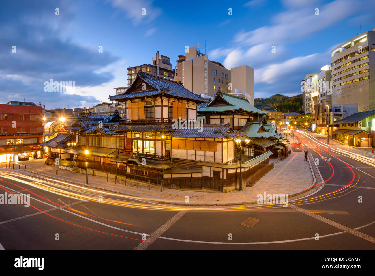 Matsuyama, Giappone a Dogo Onsen. Foto Stock