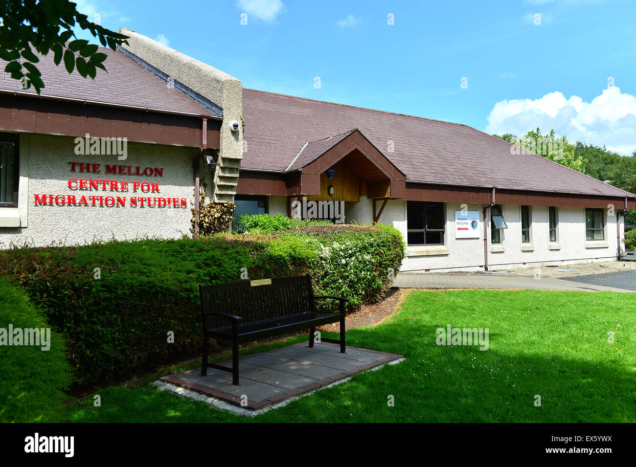 Il Mellon Centro per gli studi di migrazione, Omagh, County Tyrone, Irlanda del Nord Foto Stock