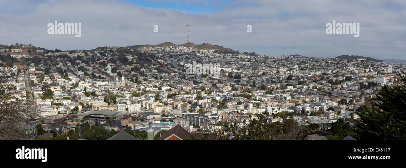 San Francisco Noe Valley Foto Stock