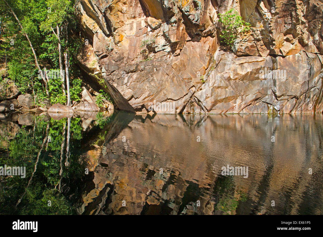 Piscina all automobile rientra nel Parco Nazionale Kakadu Foto Stock