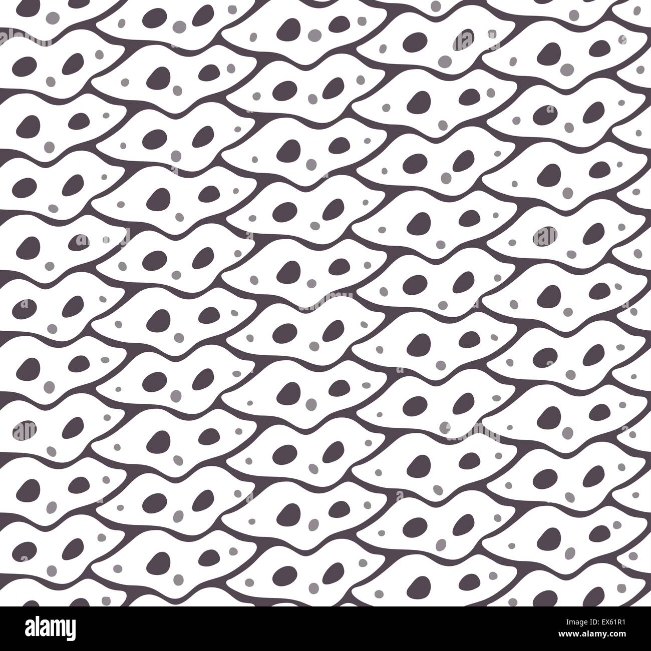 Abstract seamless pattern. Motivo etnico. Colorato forme organiche Illustrazione Vettoriale