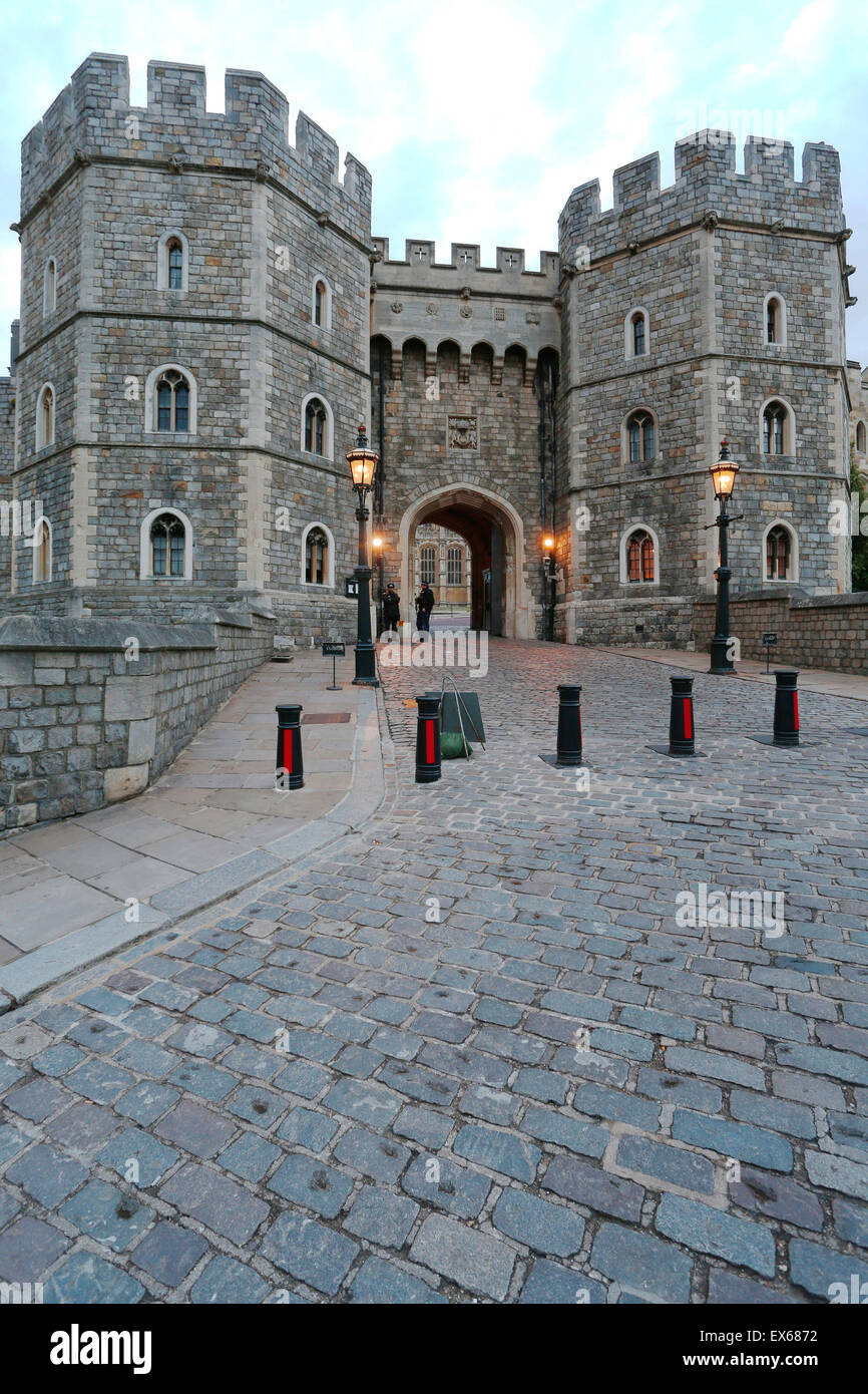 Il Castello di Windsor, Windsor, Berkshire, Inghilterra, Regno Unito Foto Stock