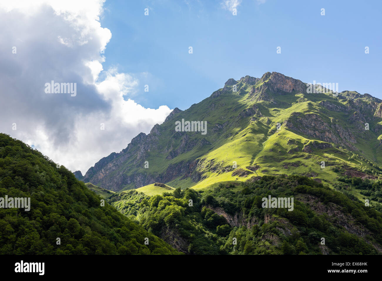 Pirenei mountain top Foto Stock