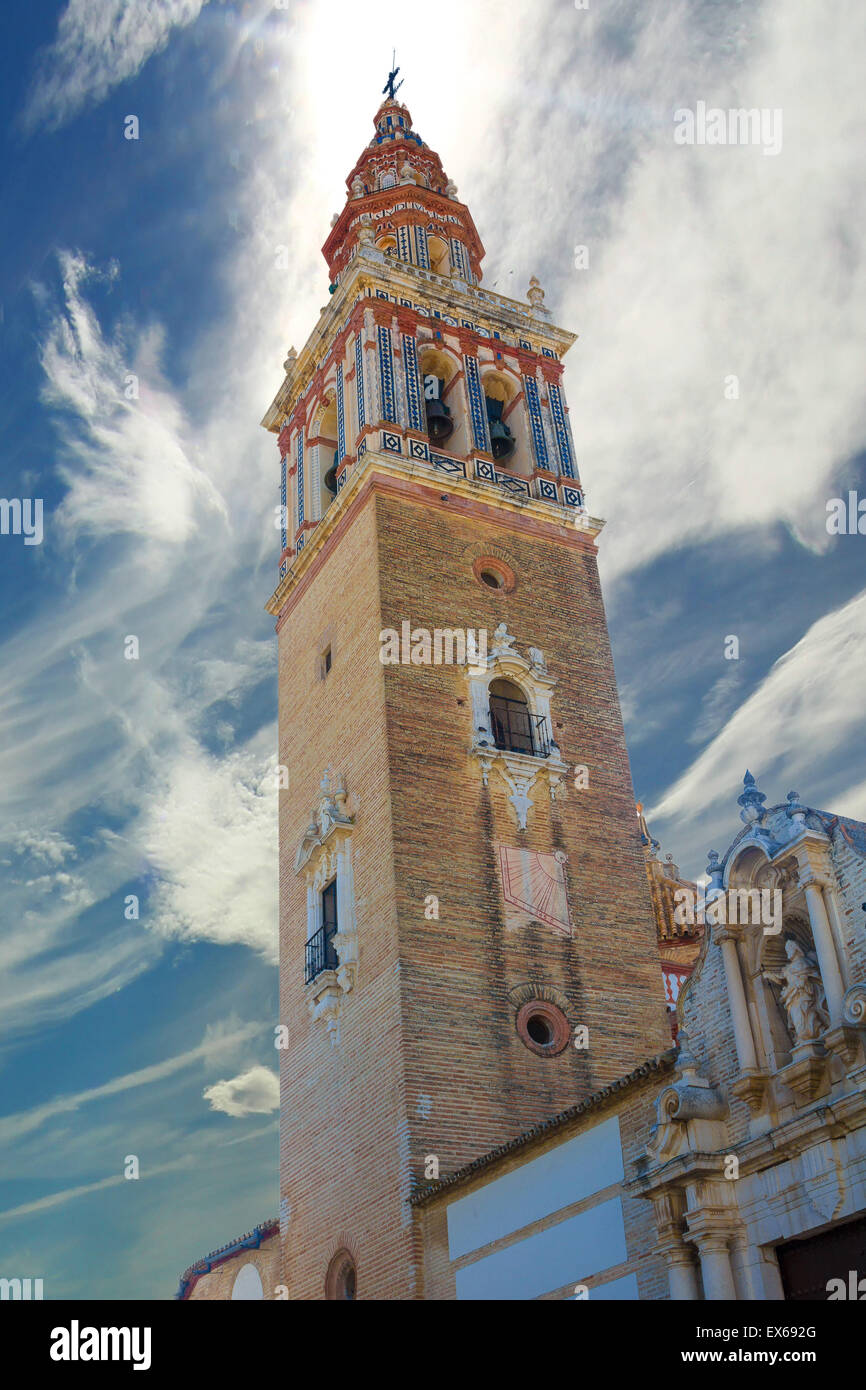 Chiesa di El Carmen nella città andalusa di Ecija, Spagna Foto Stock
