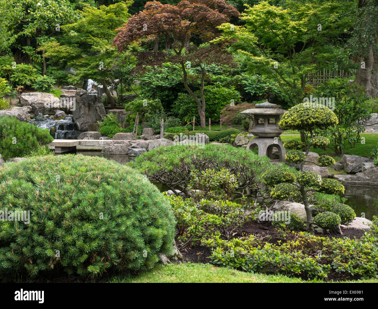 Kyoto Garden, Holland Park, Londra, Inghilterra. Foto Stock