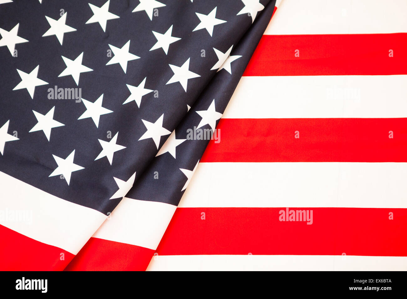 Simbolo di indipendenza americana. Red White flag USA Foto Stock