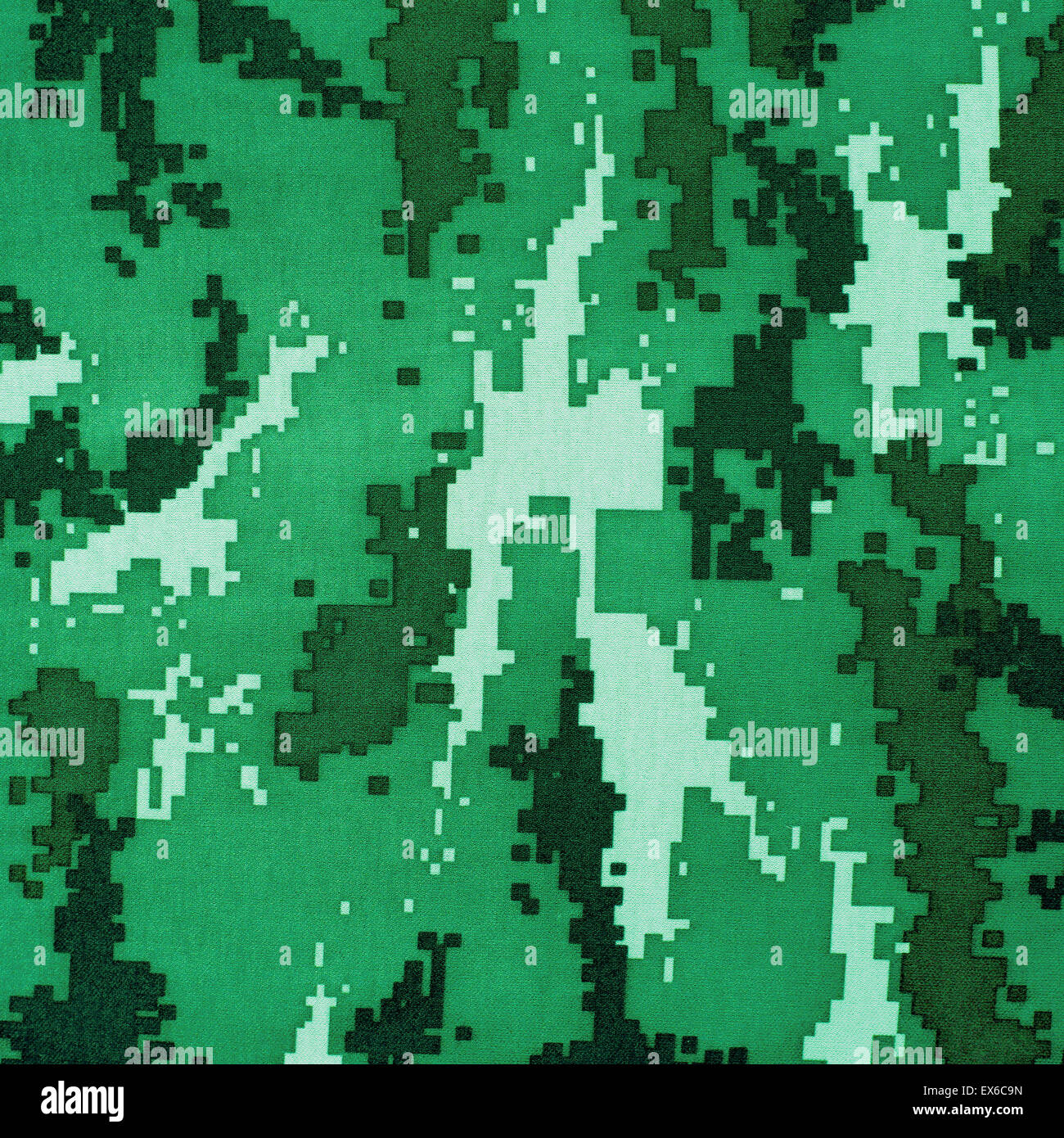 Verde esotico digitali a colori di mimetizzazione come sfondo o di un modello Foto Stock