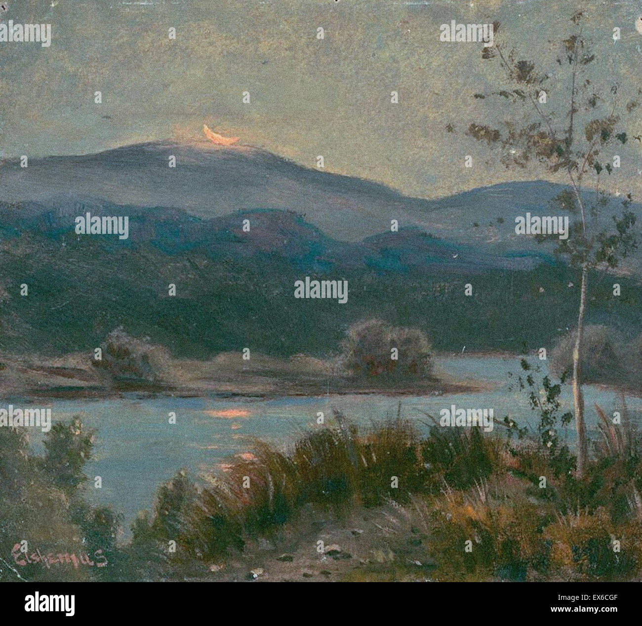 Louis M. Eilshemius quarto di luna Foto Stock