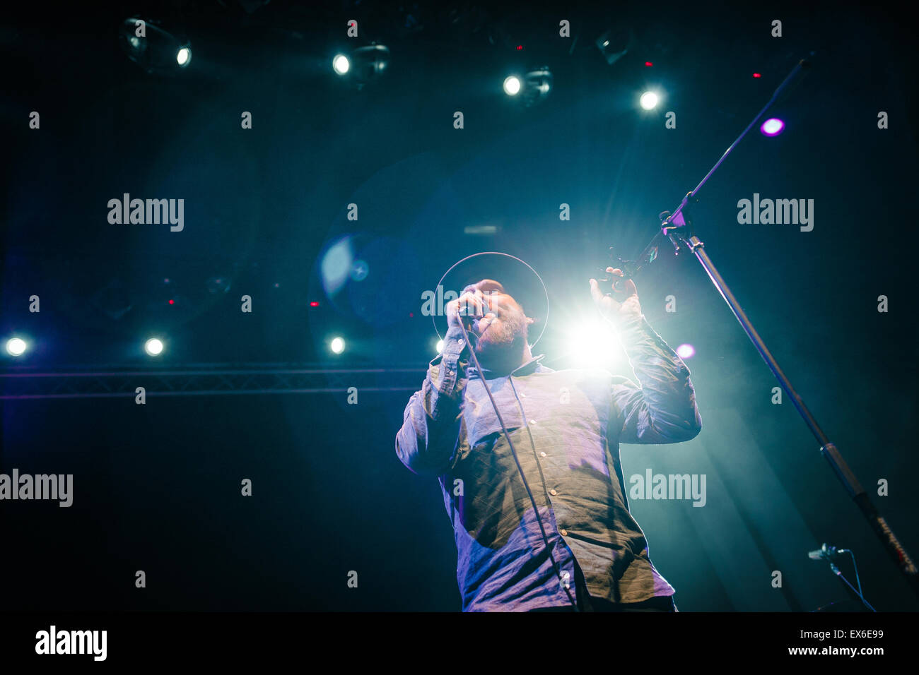 Alex Clare performing live a Mosca, in Russia a Yotaspace nightclub il 12 febbraio 2015 Foto Stock