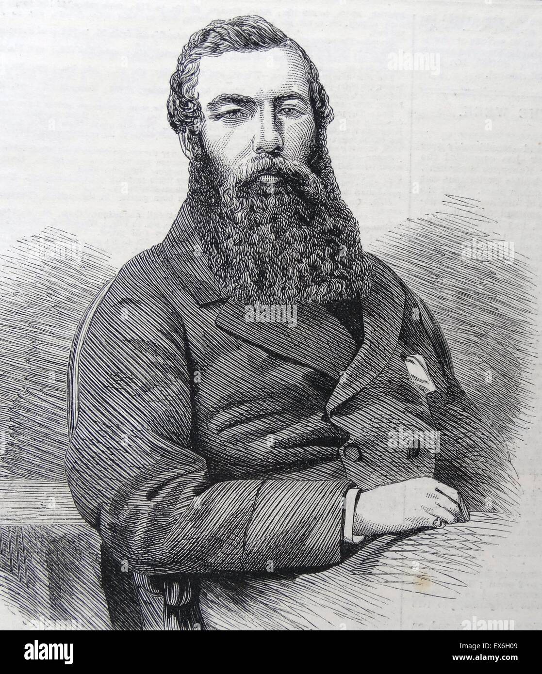 Incisione di J. W. Malcolm, Esq. P.f. per Boston. Datata 1860 Foto Stock