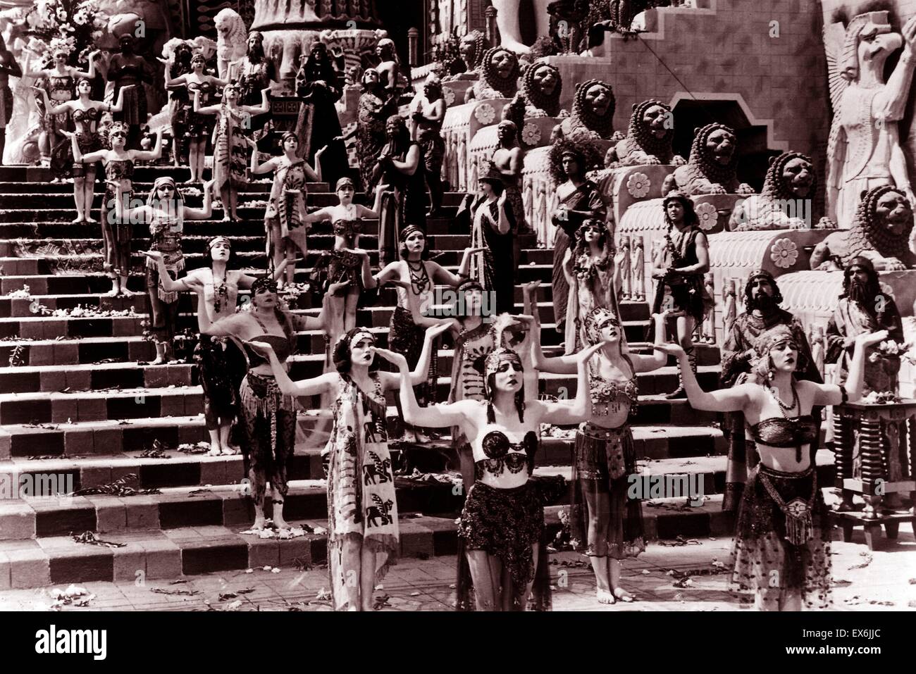 L'intolleranza (film), una pellicola 1916 da D.W. Griffith. Scena da una storia babilonese: la caduta dell'Impero Babilonese alla Persia nel 539 A.C. Foto Stock