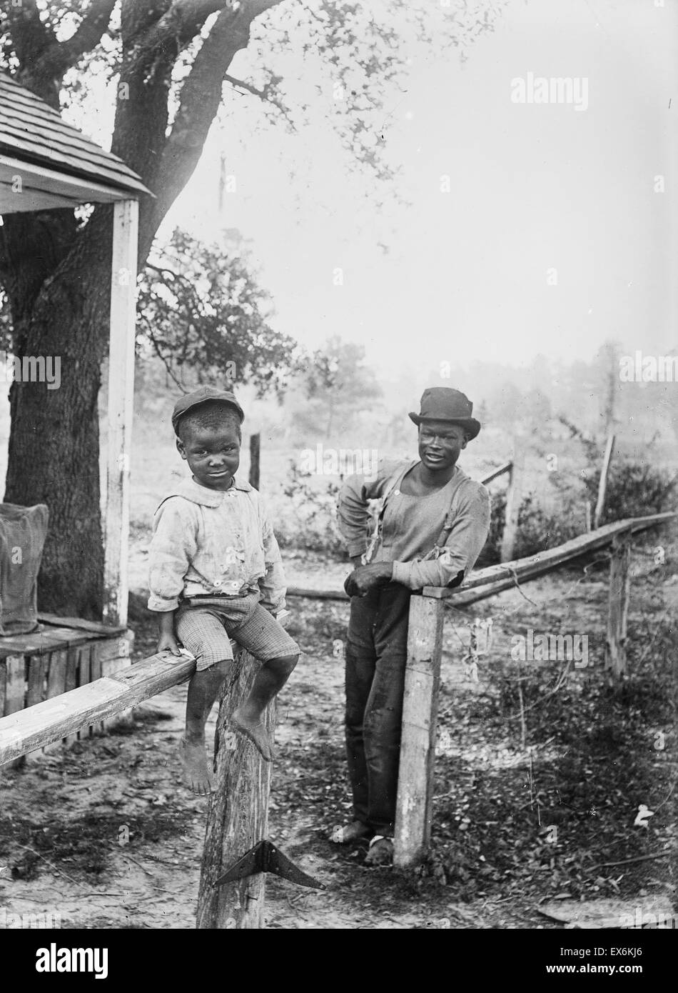 Fotografia in bianco e nero di piccolo Eb neve. Pubblicato da Detroit Publishing Co. Datata 1903 Foto Stock