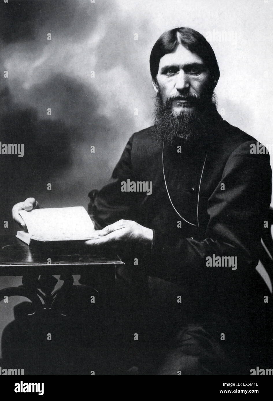 Grigori Yefimovich Rasputin (1869 - 30 dicembre 1916) Russo contadino, fede mistico guaritore e consulente privato per il Romanovs. Foto Stock