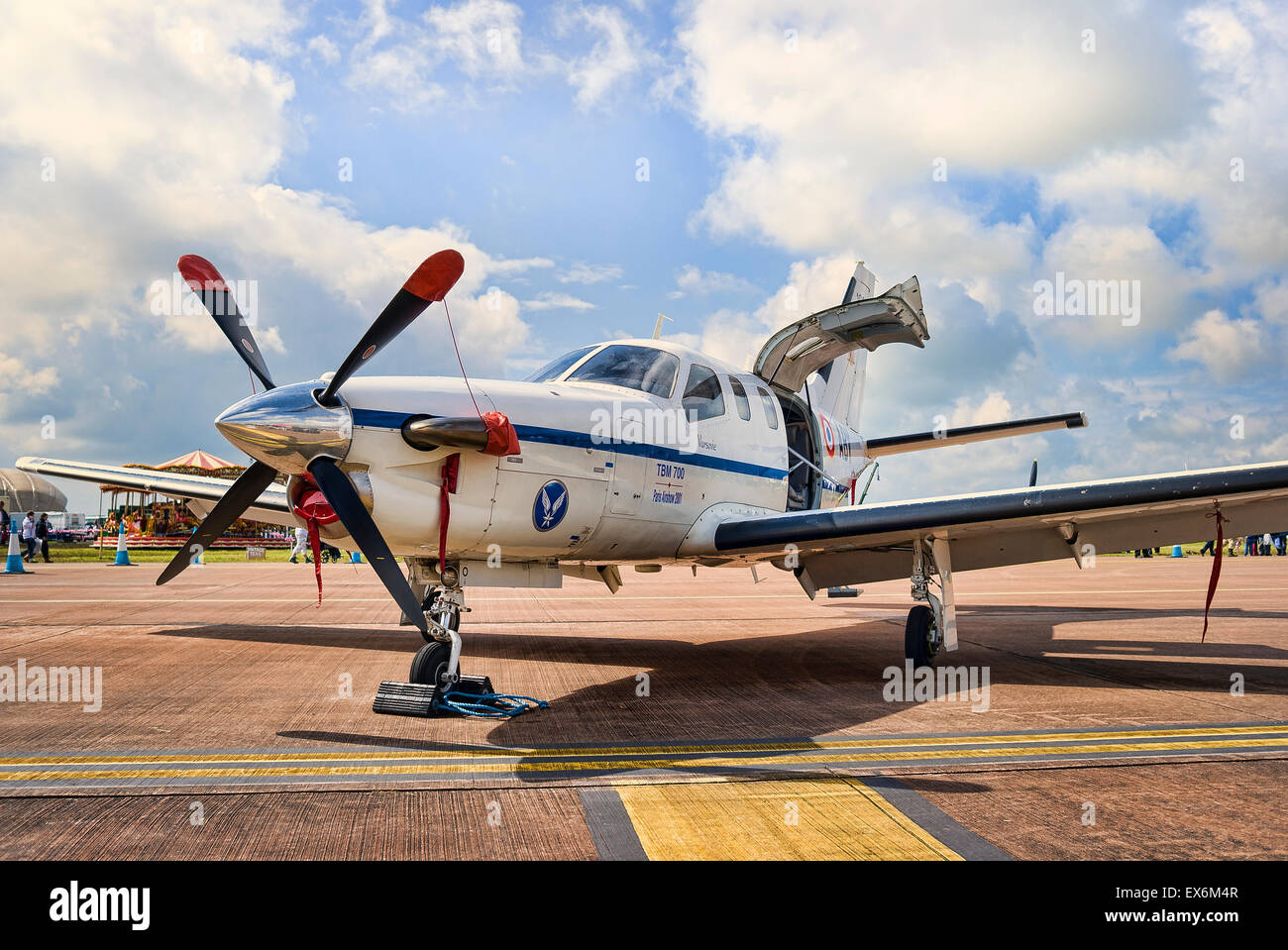 Motore singolo aeromobile Daher-Socata Foto Stock